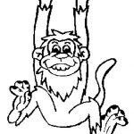 Bilder zum ausmalen Affe (11)