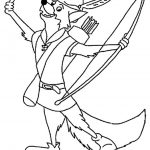Ausmalbilder Robin Hood 10