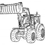 Ausmalbilder Traktor 8